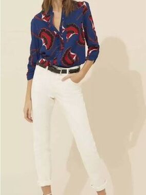 ba&sh White Women’s Jeans DARIA ecru NWT NEW button fly